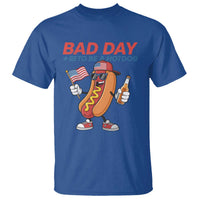 Bad Day To Be A Hot Dog T Shirt Funny BBQ Grilling 4th of July