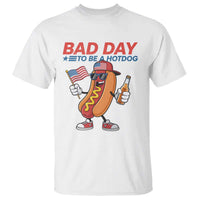 Bad Day To Be A Hot Dog T Shirt Funny BBQ Grilling 4th of July