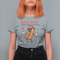 Bad Day To Be A Hot Dog T Shirt For Women Funny BBQ Grilling 4th of July
