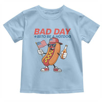Bad Day To Be A Hot Dog Toddler T Shirt Funny BBQ Grilling 4th of July
