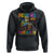 Roaring Into Kindergarten Hoodie Back to School Dinosaur T-Rex Monster Truck - Wonder Print Shop
