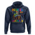 Roaring Into Kindergarten Hoodie Back to School Dinosaur T-Rex Monster Truck - Wonder Print Shop