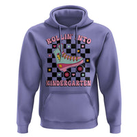 Rolling Into Kindergarten Hoodie Back To School Roller Skating Girl - Wonder Print Shop