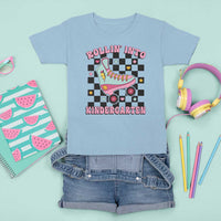 Rolling Into Kindergarten T Shirt For Kid Back To School Roller Skating Girl - Wonder Print Shop