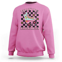 Rolling Into Kindergarten Sweatshirt Back To School Roller Skating Girl - Wonder Print Shop