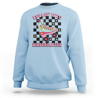 Rolling Into Kindergarten Sweatshirt Back To School Roller Skating Girl - Wonder Print Shop