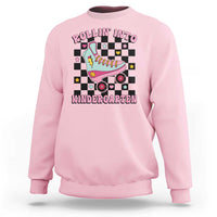 Rolling Into Kindergarten Sweatshirt Back To School Roller Skating Girl - Wonder Print Shop