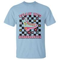 Rolling Into Kindergarten T Shirt Back To School Roller Skating Girl - Wonder Print Shop