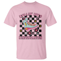 Rolling Into Kindergarten T Shirt Back To School Roller Skating Girl - Wonder Print Shop