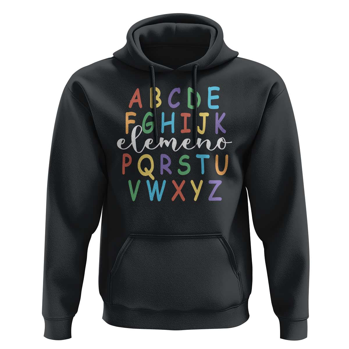 Funny ABC Elemeno Alphabet Hoodie Teacher Back To School - Wonder Print Shop