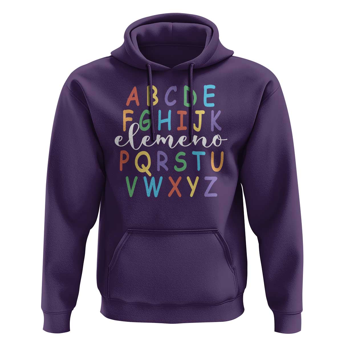 Funny ABC Elemeno Alphabet Hoodie Teacher Back To School - Wonder Print Shop