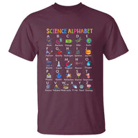 Science T Shirt Alphabet Physical Is All Around Us Teacher - Wonder Print Shop