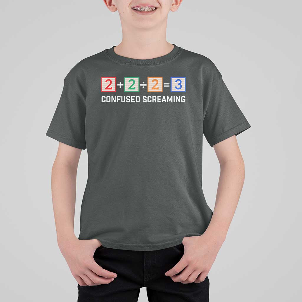 Funny Math T Shirt For Kid Addition Division Subtraction Equals Baby Block - Wonder Print Shop