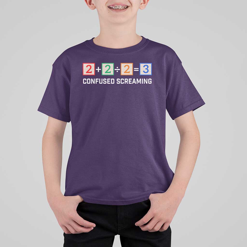 Funny Math T Shirt For Kid Addition Division Subtraction Equals Baby Block - Wonder Print Shop