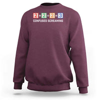 Funny Math Sweatshirt Addition Division Subtraction Equals Baby Block - Wonder Print Shop