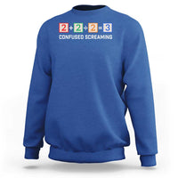 Funny Math Sweatshirt Addition Division Subtraction Equals Baby Block - Wonder Print Shop