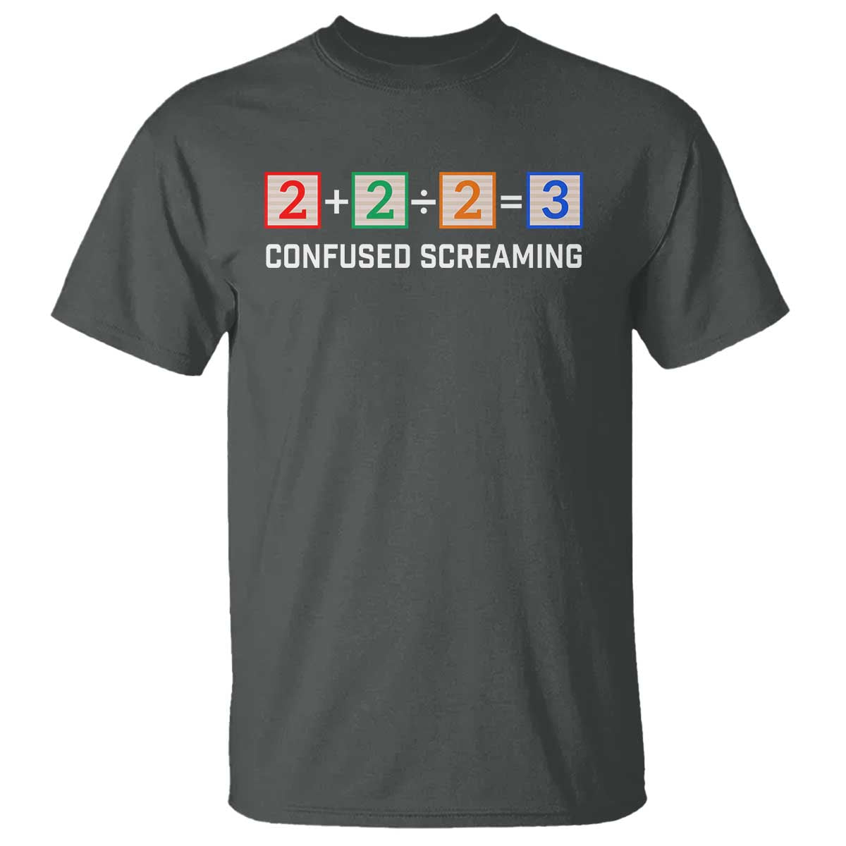 Funny Math T Shirt Addition Division Subtraction Equals Baby Block - Wonder Print Shop