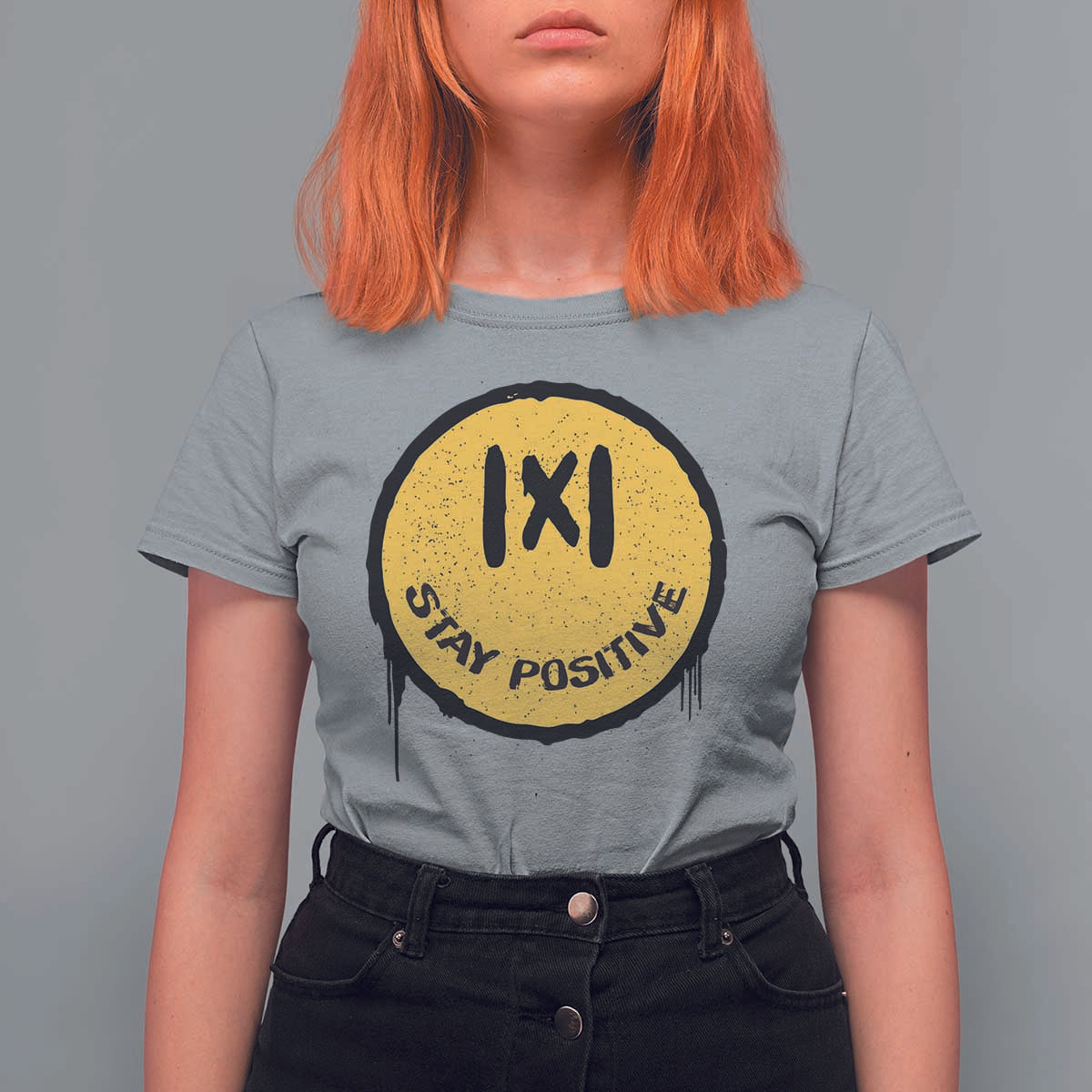 Funny Math Teacher T Shirt For Women Stay Positive Back To School Absolute Value - Wonder Print Shop