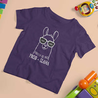 Funny Math Llama T Shirt For Kid Math Is No Problem Back To School - Wonder Print Shop