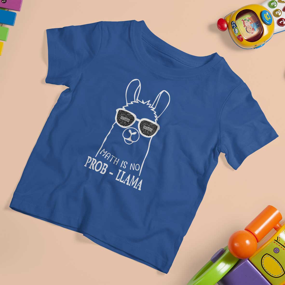Funny Math Llama T Shirt For Kid Math Is No Problem Back To School - Wonder Print Shop