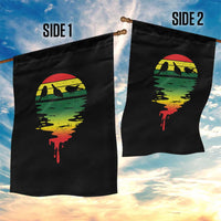 Funny Three Birds Garden Flag Rasta Sunset Reggae Music Jamaica Reflection - Wonder Print Shop
