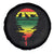 Three Birds Spare Tire Cover Rasta Sunset Reggae Music Jamaica Reflection - Wonder Print Shop