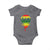 Three Birds Baby Onesie Rasta Sunset Reggae Music Jamaica Reflection - Wonder Print Shop
