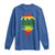 Three Birds Long Sleeve Shirt Rasta Sunset Reggae Music Jamaica Reflection - Wonder Print Shop