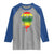Three Birds Raglan Shirt Rasta Sunset Reggae Music Jamaica Reflection - Wonder Print Shop