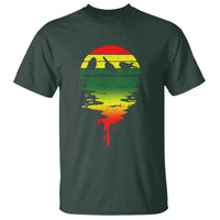 Three Birds T Shirt Rasta Sunset Reggae Music Jamaica Reflection - Wonder Print Shop