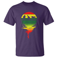 Three Birds T Shirt Rasta Sunset Reggae Music Jamaica Reflection - Wonder Print Shop