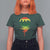 Three Birds T Shirt For Women Rasta Sunset Reggae Music Jamaica Reflection - Wonder Print Shop