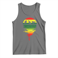 Three Birds Tank Top Rasta Sunset Reggae Music Jamaica Reflection - Wonder Print Shop