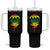 Three Birds Tumbler With Handle Rasta Sunset Reggae Music Jamaica Reflection - Wonder Print Shop
