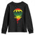 Three Birds Youth Sweatshirt Rasta Sunset Reggae Music Jamaica Reflection - Wonder Print Shop