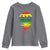 Three Birds Youth Sweatshirt Rasta Sunset Reggae Music Jamaica Reflection - Wonder Print Shop