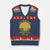 Funny Cant Work Today My Arm Is In A Cast V-Neck Knit Sweater Vest Fly Fishing Fathers Day - Wonder Print Shop