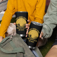 Funny Cant Work Today My Arm Is In A Cast Tumbler Cup Fly Fishing Fathers Day - Wonder Print Shop