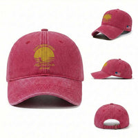Funny Cant Work Today My Arm Is In A Cast Washed Cotton Baseball Cap Fly Fishing Fathers Day