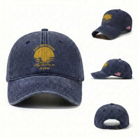 Funny Cant Work Today My Arm Is In A Cast Washed Cotton Baseball Cap Fly Fishing Fathers Day