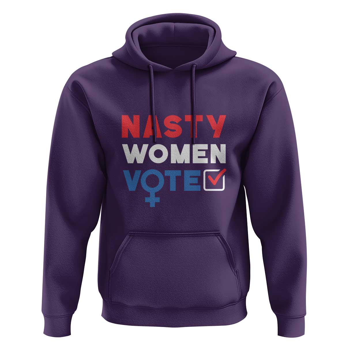 Nasty Women Vote Hoodie Feminist Liberal Voting Women Sign - Wonder Print Shop