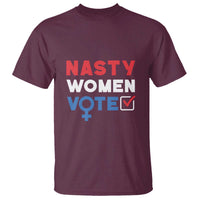 Nasty Women Vote T Shirt Feminist Liberal Voting Women Sign - Wonder Print Shop