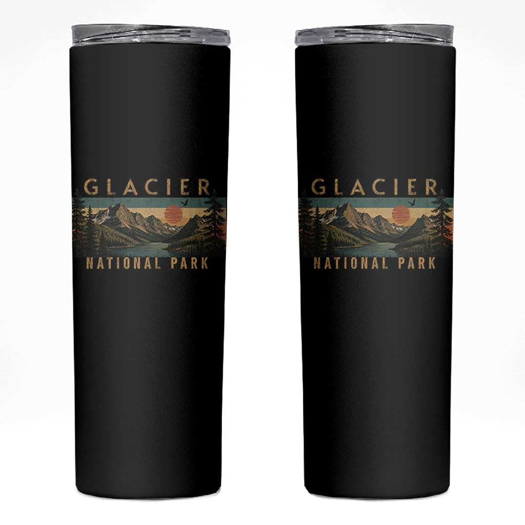 Glacier National Park Skinny Tumbler Montana Wildlife Nature Lover