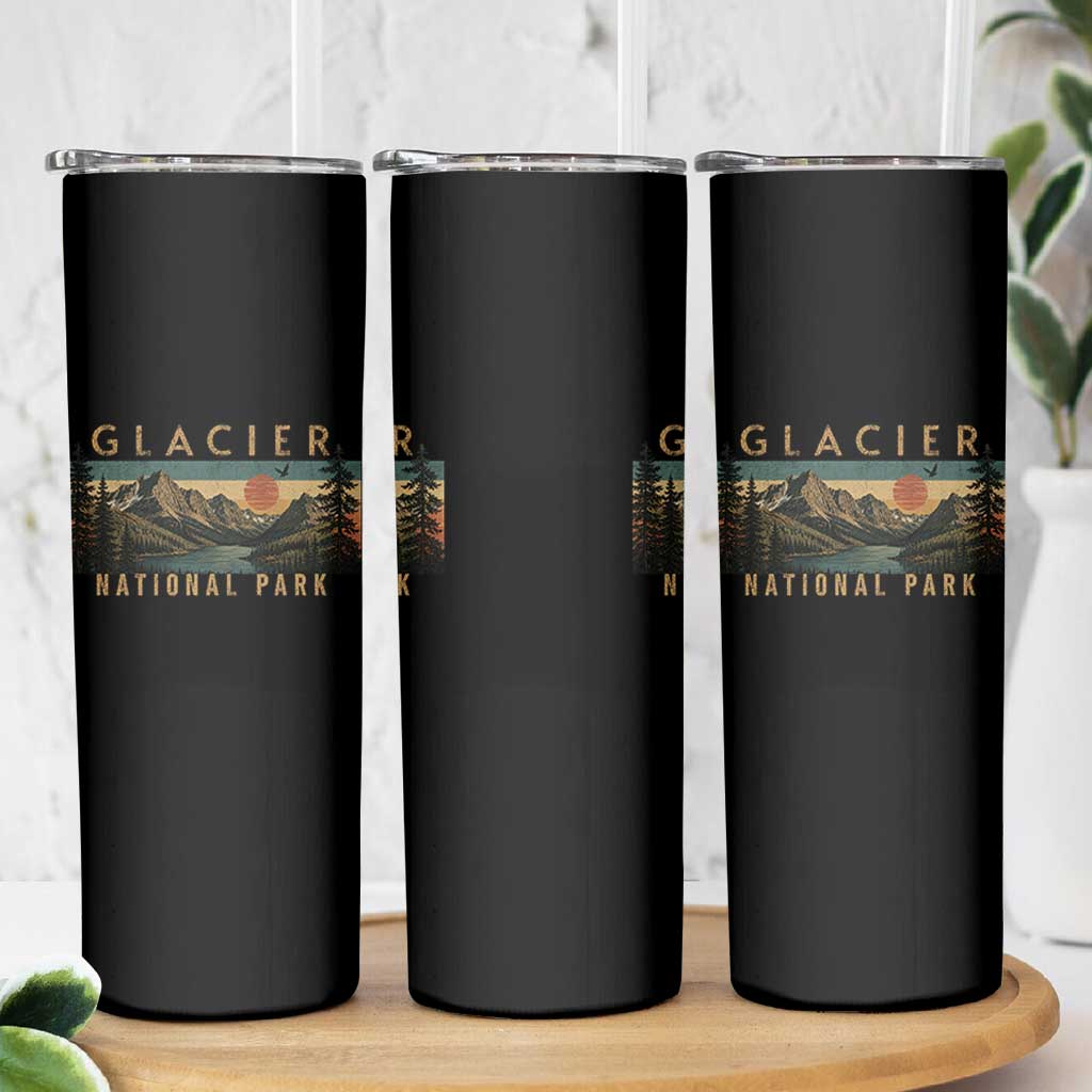 Glacier National Park Skinny Tumbler Montana Wildlife Nature Lover