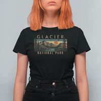 Glacier National Park T Shirt For Women Montana Wildlife Nature Lover