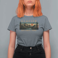 Glacier National Park T Shirt For Women Montana Wildlife Nature Lover