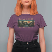 Glacier National Park T Shirt For Women Montana Wildlife Nature Lover