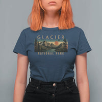 Glacier National Park T Shirt For Women Montana Wildlife Nature Lover