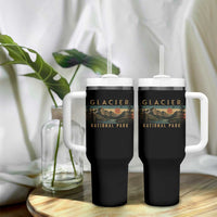 Glacier National Park Tumbler With Handle Montana Wildlife Nature Lover