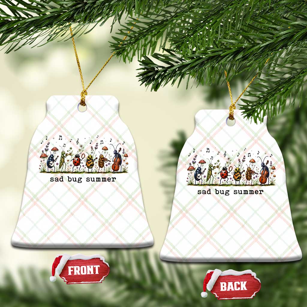 Sad Bug Summer Funny Insect Inspired Indie Aesthetic Ceramic Ornament Folk Pop Music Bugs Lover